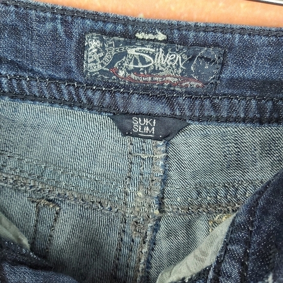 📣2/40$📣 SILVER Suki Slim jeans size 29 - Picture 7 of 9